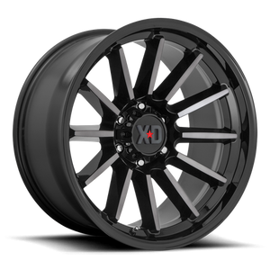XD Series XD855 LUXE Gloss Black Mach W/ Gray Tint 20x9 +18 6x120mm 66.9mm