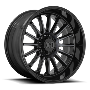 XD Series XD857 WHIPLASH Gloss Black W/ Gray Tint 22x10 -18 5x139.7mm 78.1mm