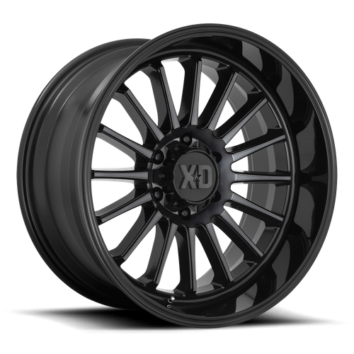 XD Series XD857 WHIPLASH Gloss Black W/ Gray Tint 20x10 -18 5x139.7mm 78.1mm