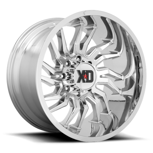 XD Series XD858 TENSION Chrome 20x10 -18 8x165.1mm 125.1mm - Wheelwiz