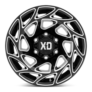 XD Series XD860 ONSLAUGHT Gloss Black Milled 17x9 0 6x139.7mm 106.1mm