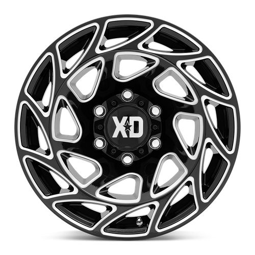 XD Series XD860 ONSLAUGHT Gloss Black Milled 17x9 -12 5x127mm 71.5mm