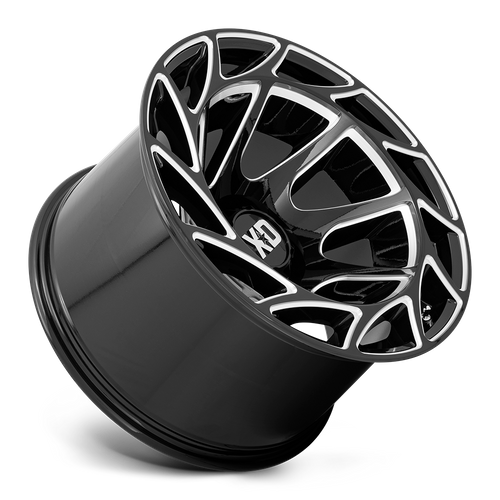 XD Series XD860 ONSLAUGHT Gloss Black Milled 20x12 -44 8x170mm 125.1mm