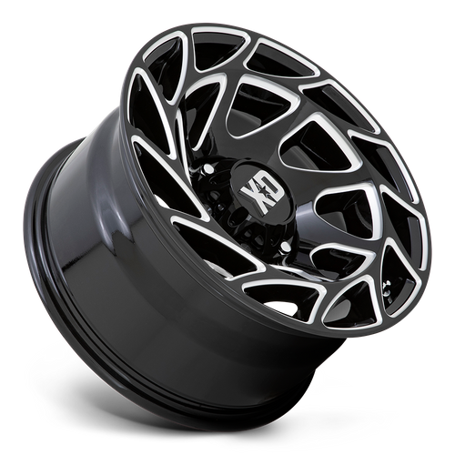 XD Series XD860 ONSLAUGHT Gloss Black Milled 17x9 0 6x139.7mm 106.1mm - Wheelwiz