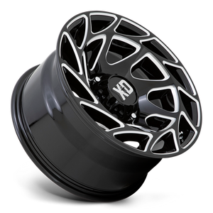 XD Series XD860 ONSLAUGHT Gloss Black Milled 17x9 0 6x139.7mm 106.1mm