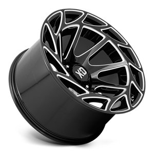 XD Series XD860 ONSLAUGHT Gloss Black Milled 20x9 0 8x165.1mm 125.1mm