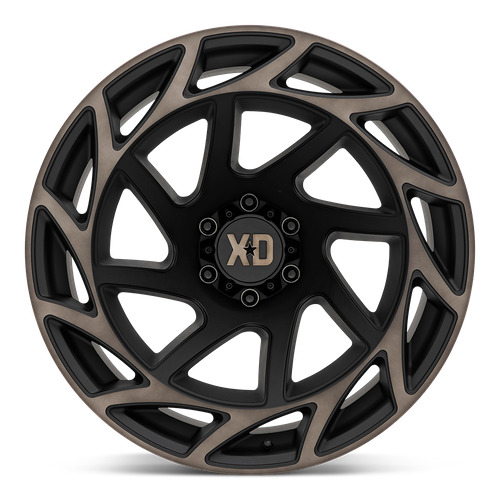 XD Series XD860 ONSLAUGHT Satin Black W/ Bronze Tint 22x12 -44 6x139.7mm 106.1mm