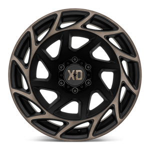 XD Series XD860 ONSLAUGHT Satin Black W/ Bronze Tint 20x12 -44 6x139.7mm 106.1mm