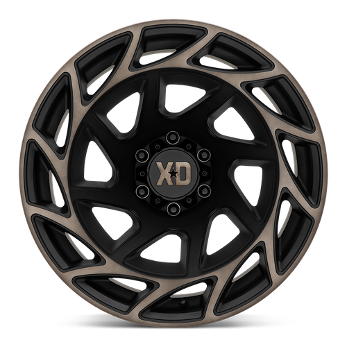 XD Series XD860 ONSLAUGHT Satin Black W/ Bronze Tint 20x10 -18 6x135mm 87.1mm