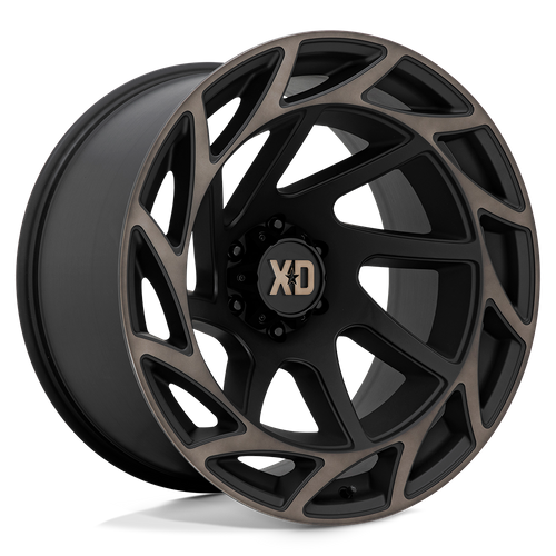 XD Series XD860 ONSLAUGHT Satin Black W/ Bronze Tint 22x12 -44 6x139.7mm 106.1mm