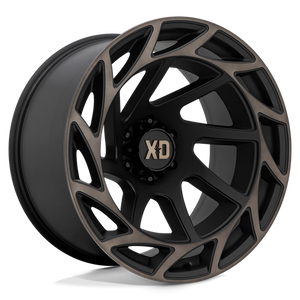 XD Series XD860 ONSLAUGHT Satin Black W/ Bronze Tint 22x12 -44 6x139.7mm 106.1mm