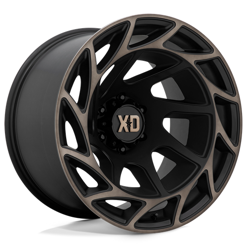 XD Series XD860 ONSLAUGHT Satin Black W/ Bronze Tint 20x12 -44 6x139.7mm 106.1mm