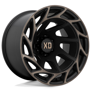 XD Series XD860 ONSLAUGHT Satin Black W/ Bronze Tint 20x10 -18 8x170mm 125.1mm