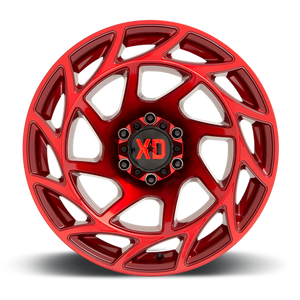 XD Series XD860 ONSLAUGHT Candy Red 20x9 0 8x165.1mm 125.1mm - Wheelwiz