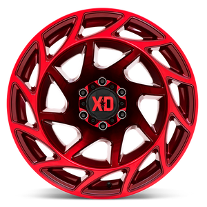 XD Series XD860 ONSLAUGHT Candy Red 20x12 -44 8x170mm 125.1mm