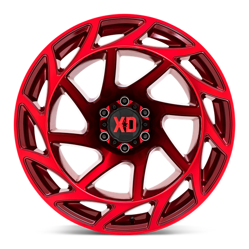 XD Series XD860 ONSLAUGHT Candy Red 22x12 -44 8x165.1mm 125.1mm
