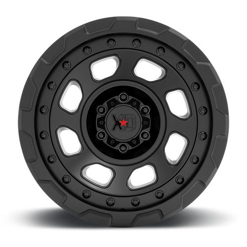 XD Series XD861 STORM Satin Black 17x9 -12 6x139.7mm 106.1mm