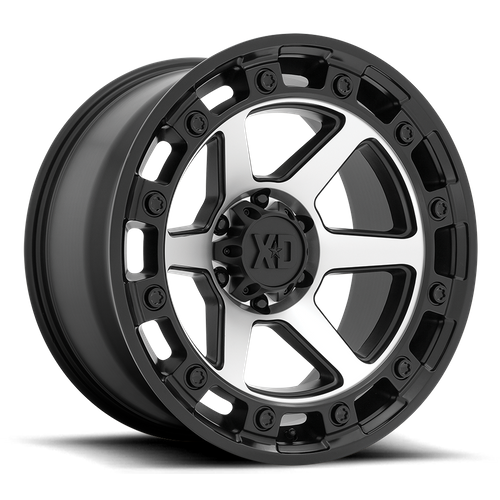 XD Series XD862 RAID Satin Black Machined 20x10 -18 5x127mm 71.5mm