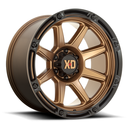 XD Series XD863 Matte Bronze W/ Black Lip 20x9 0 6x139.7mm 106.1mm