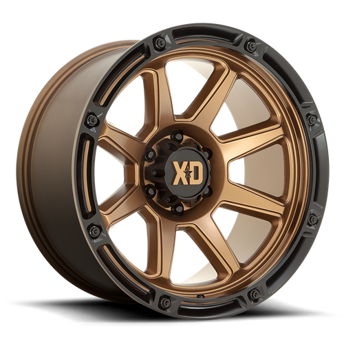 XD Series XD863 Matte Bronze W/ Black Lip 20x9 0 6x139.7mm 106.1mm