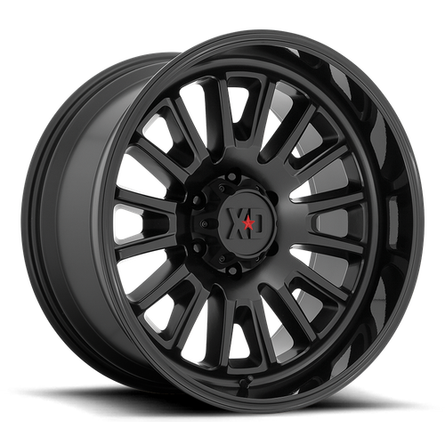 XD Series XD864 ROVER Satin Black W/ Gloss Black Lip 20x9 0 5x139.7mm 78.1mm