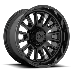 XD Series XD864 ROVER Satin Black W/ Gloss Black Lip 20x9 +18 6x139.7mm 106.1mm