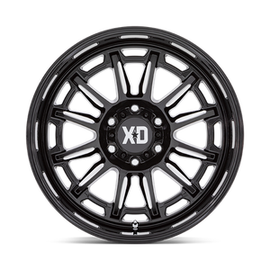XD Series XD865 PHOENIX Gloss Black Milled 20x9 0 6x135mm 87.1mm
