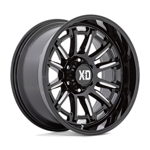 XD Series XD865 PHOENIX Gloss Black Milled 20x10 -18 6x135mm 87.1mm