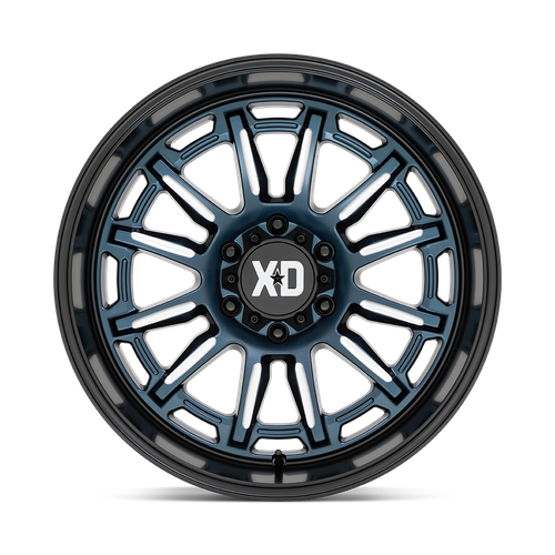 XD Series XD865 PHOENIX Metallic Blue Milled W/ Blk Lp 20x10 -18 6x139.7mm 106.1mm