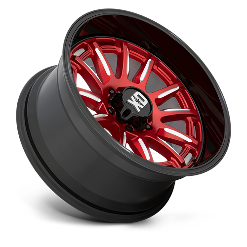 XD Series XD865 PHOENIX Candy Red Milled W/ Black Lip 20x10 -18 6x135mm 87.1mm - Wheelwiz