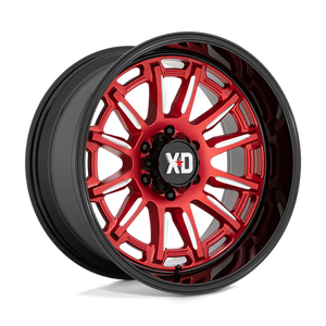 XD Series XD865 PHOENIX Candy Red Milled W/ Black Lip 20x10 -18 6x139.7mm 106.1mm - Wheelwiz