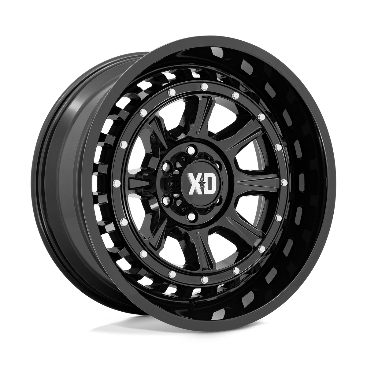 XD Series XD866 OUTLANDER Gloss Black 20x10 -18 5x150mm 110.1mm - WheelWiz