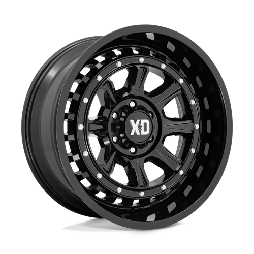 XD Series XD866 OUTLANDER Gloss Black 22x10 -36 6x139.7mm 106.1mm - Wheelwiz