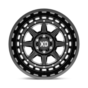 XD Series XD866 OUTLANDER Gloss Black 20x10 -36 6x139.7mm 106.1mm - Wheelwiz