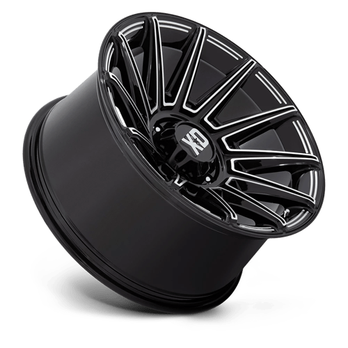 XD Series XD867 SPECTER Gloss Black Milled 20x10 -18 5x127mm 71.5mm - Wheelwiz