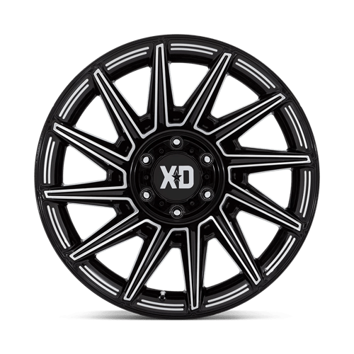 XD Series XD867 SPECTER Gloss Black Milled 20x10 -18 6x139.7mm 106.1mm - Wheelwiz