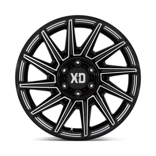 XD Series XD867 SPECTER Gloss Black Milled 20x10 -18 5x127mm 71.5mm - Wheelwiz