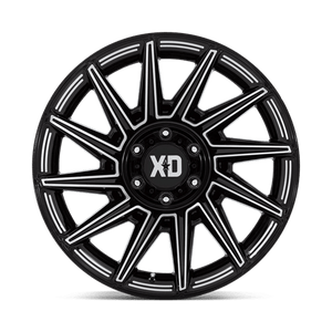 XD Series XD867 SPECTER Gloss Black Milled 20x10 -18 5x127mm 71.5mm - Wheelwiz