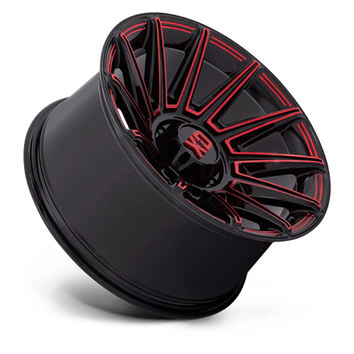 XD Series XD867 SPECTER Gloss Black W/ Red Tint 20x10 -18 8x180mm 124.2mm - Wheelwiz