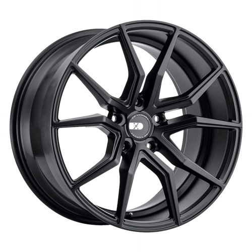 XO Luxury VERONA Matte Black 22x10.5 +38 5x127mm 72.6mm - WheelWiz