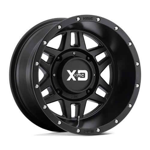 XD Series XS128 MACHETE Satin Black 15x7 +35 4x115mm 86mm - Wheelwiz