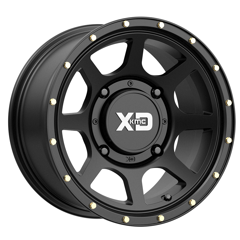 XD Series XS134 ADDICT 2 Satin Black 14x7 +10 4x156mm 132mm - WheelWiz
