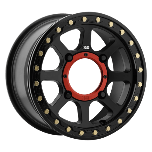 XD Series XS234 ADDICT 2 BEADLOCK Satin Black 14x7 +10 4x110mm 86mm - Wheelwiz
