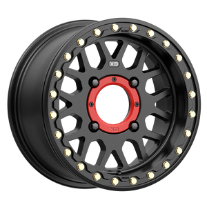 XD Series XS235 GRENADE BEADLOCK Satin Black 15x10 00 4x156mm 132mm - WheelWiz