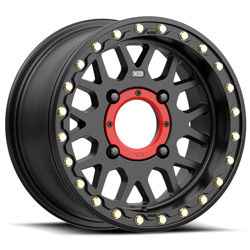 XD Series XS235 GRENADE UTV BEADLOCK Satin Black 15x6 0 4x110mm 86mm