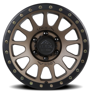 Lock Offroad Yosemite Matte Desert Bronze W/ Matte Black Ring 17x9 0 6x139.7mm 106.2mm