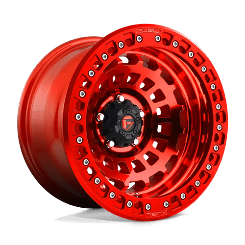 Fuel Offroad D100 ZEPHYR BEADLOCK Candy Red 17x9 -15 5x150mm 110.1mm - WheelWiz