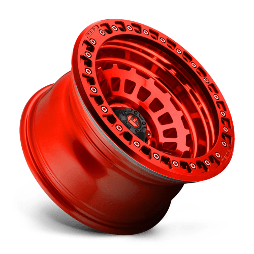 Fuel Offroad D100 ZEPHYR BEADLOCK Candy Red 17x9 -15 6x139.7mm 106.1mm - Wheelwiz