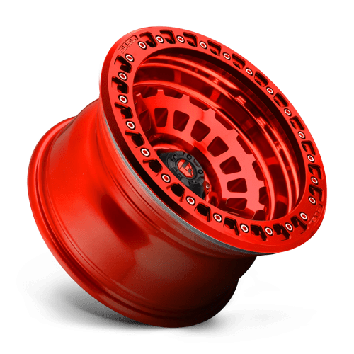 Fuel Offroad D100 ZEPHYR BEADLOCK Candy Red 17x9 -15 5x127mm 71.5mm - Wheelwiz