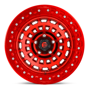 Fuel Offroad D100 ZEPHYR BEADLOCK Candy Red 17x9 -15 6x135mm 87.1mm - WheelWiz